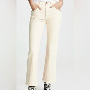 KHAITE Vivian cream jeans